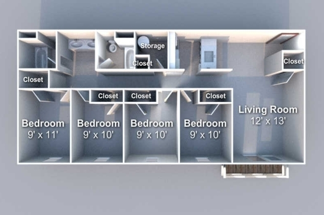 229 Littleton 4 Bedroom Floor Plan Example